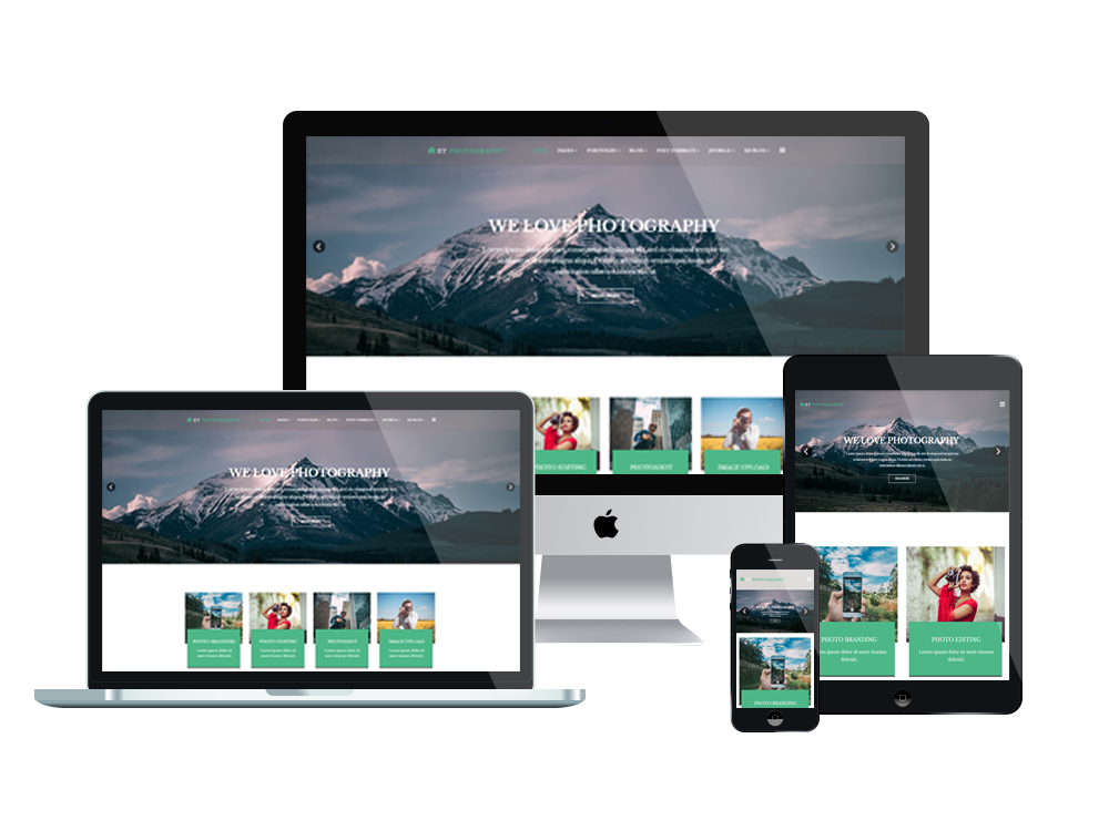 ET Photography Beauty Joomla Photography Template Age Themes