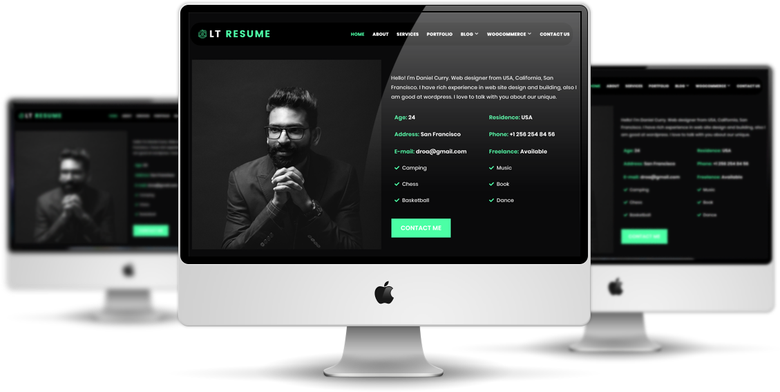 Lt-Resume-Free-Wordpress-Theme-Elementor