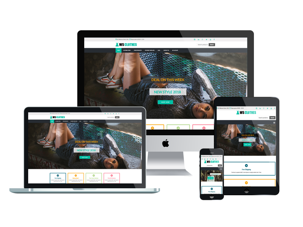 Ws Clothes Free Woocommerce Wordpress Theme
