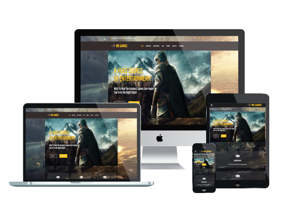 Ws Games Free Woocommerce Wordpress Theme