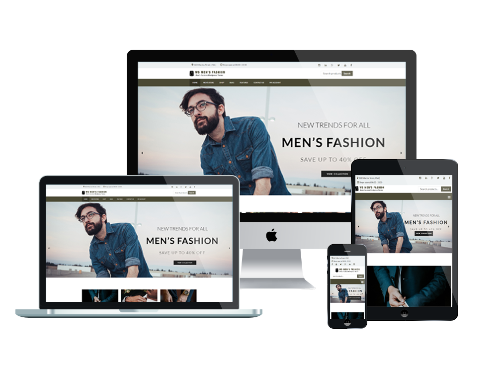 Ws Men Fashion Free Woocommerce Wordpress Theme