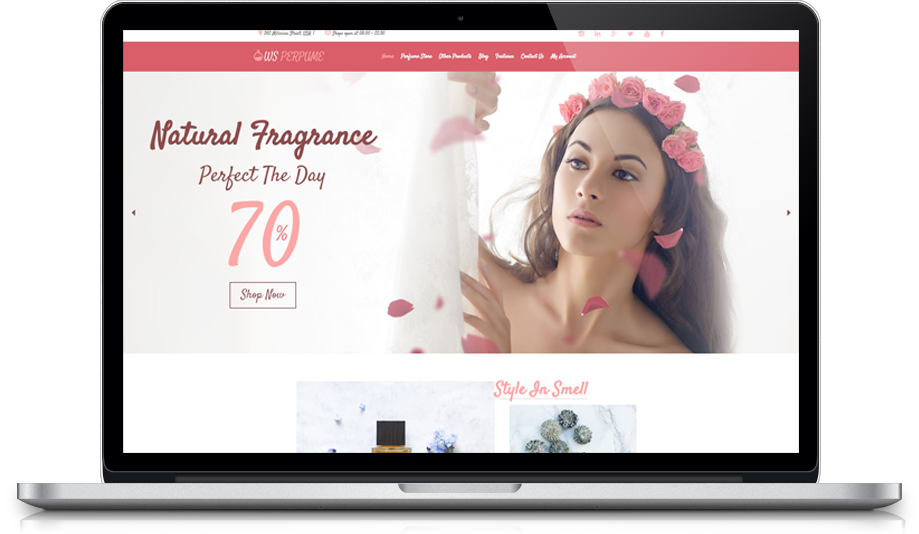 Ws Perfume Free Responsive Woocommerce Wordpress Theme Desktop
