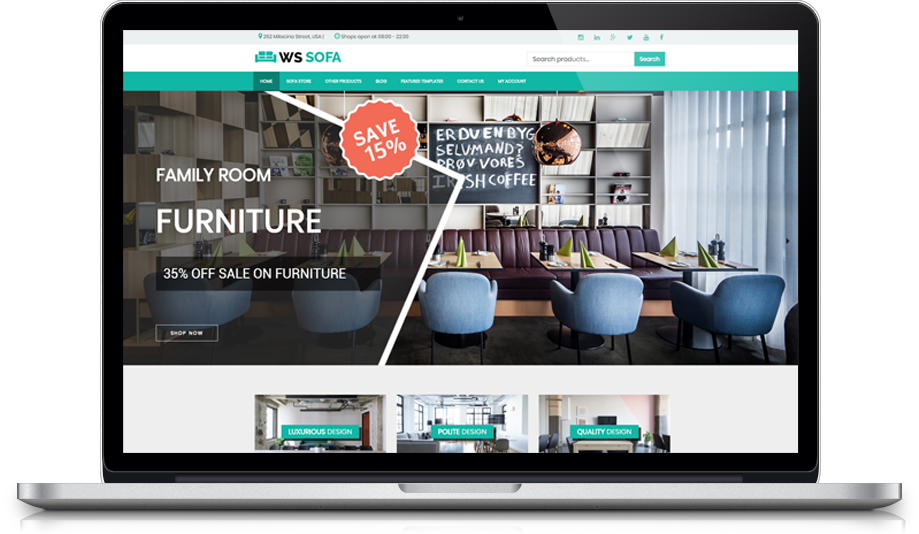 Ws Sofa Free Responsive Woocommerce Wordpress Theme Desktop