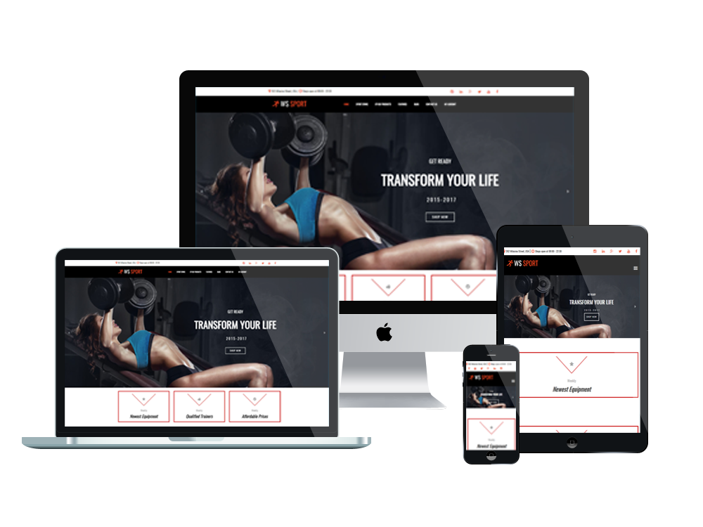 Ws Sport Free Responsive Wordpress Theme 545