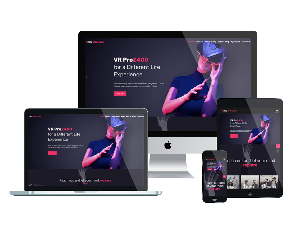 Ws Vrglass Free Responsive Wordpress Theme Devide