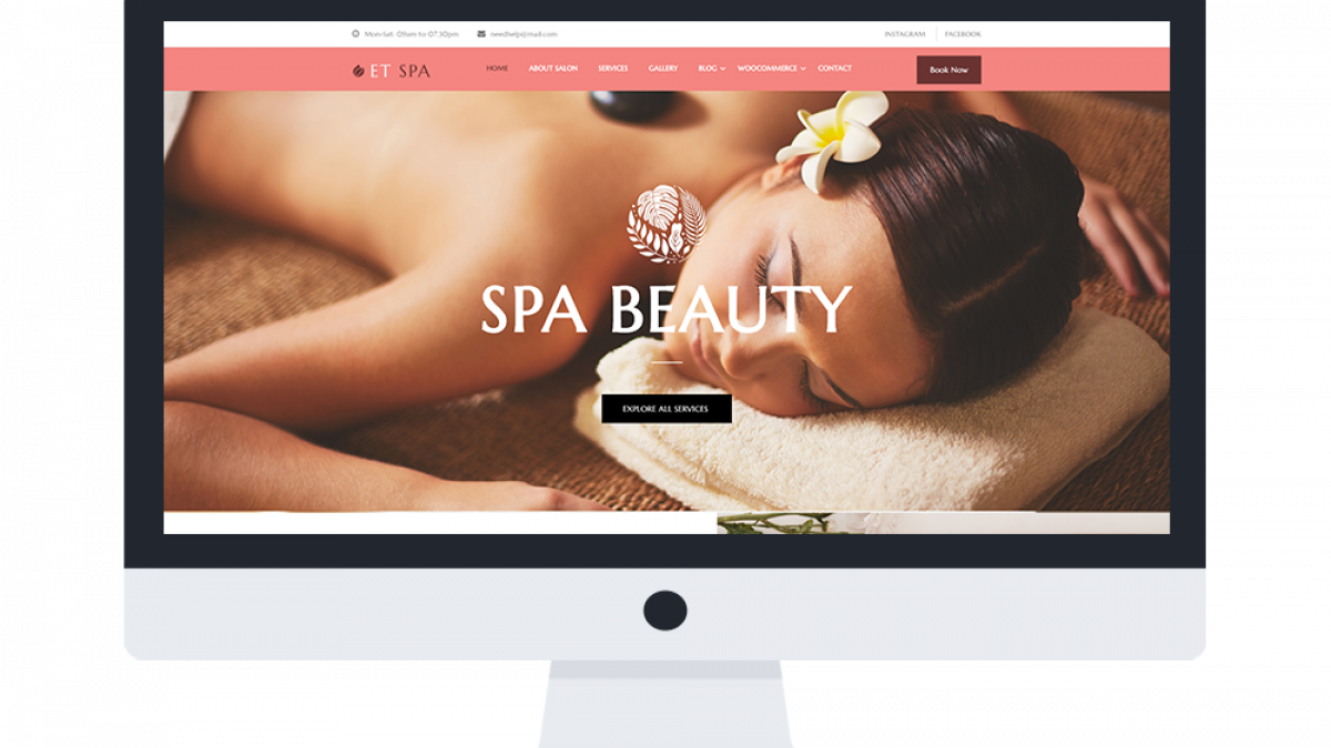 ET Spa – Free Beauty Salon Website Templates - Age Themes