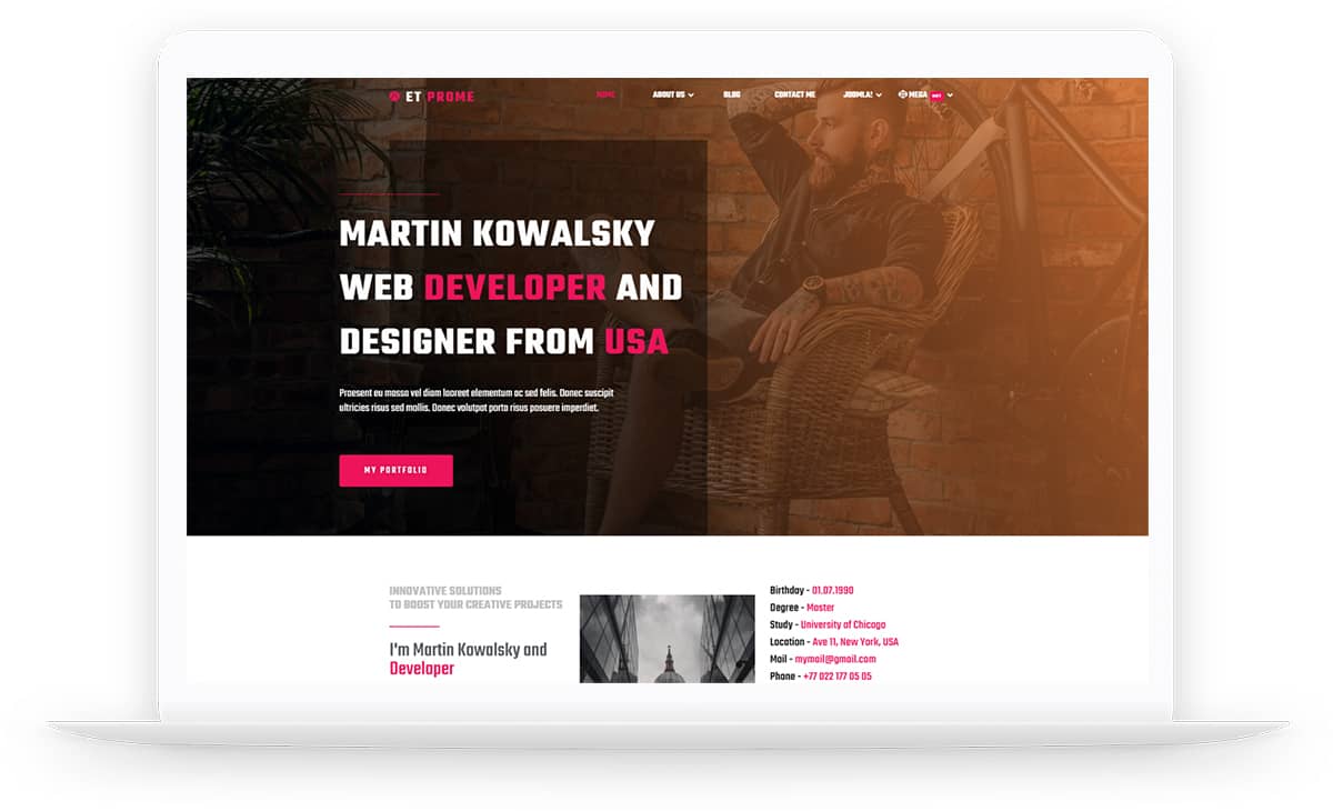 Et-Prome-Joomla-Template-Preset