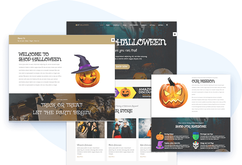 AT Halloween Free Responsive Halloween website template