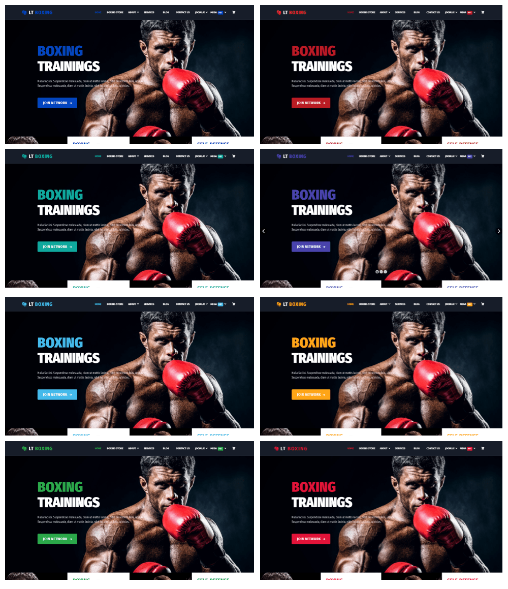 Lt Boxing 8 Color Presets