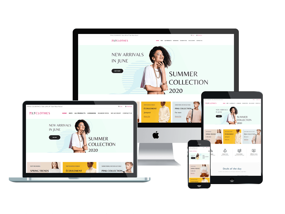 Lt Clothes Shop Responsive Joomla Template