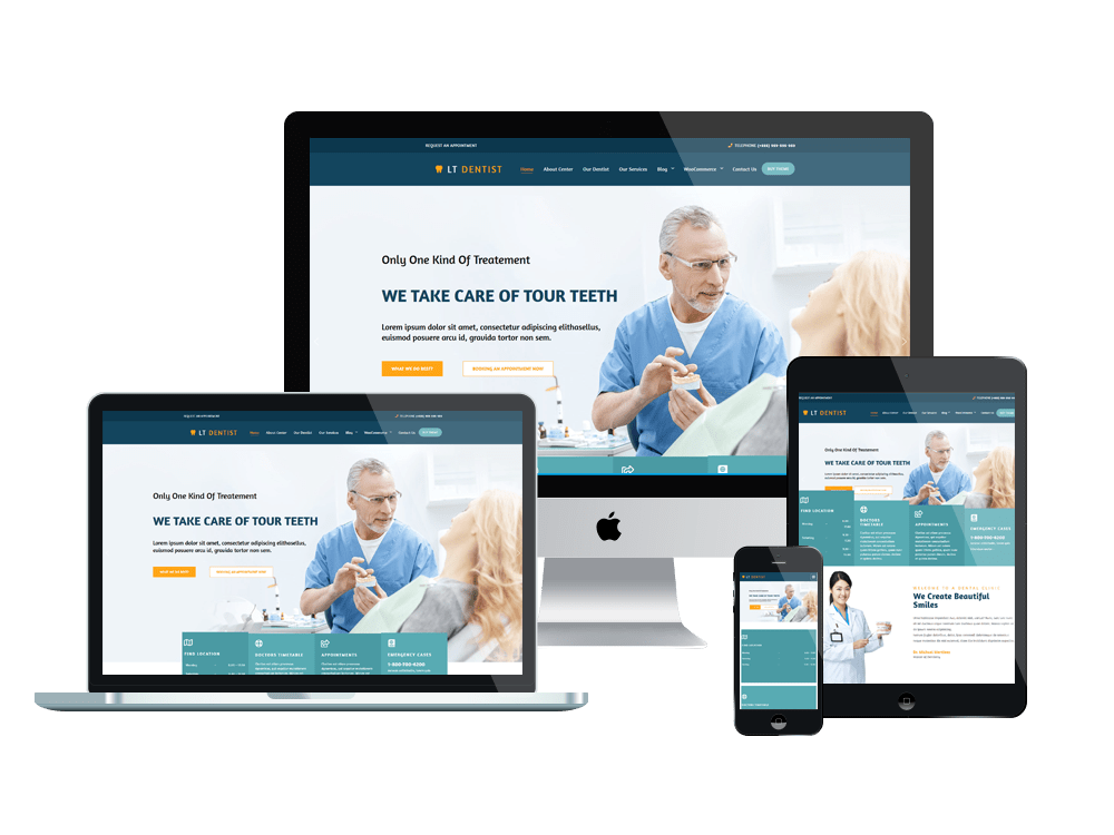 Lt Dentist Responsive Joomla Template