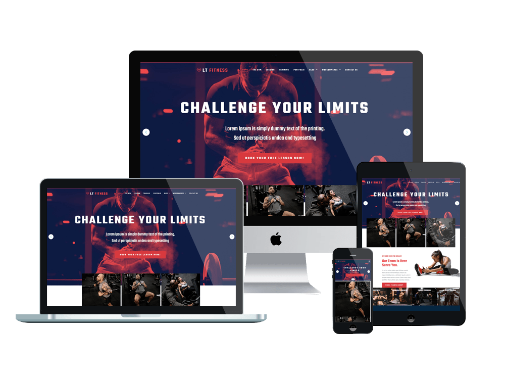 Lt Fitness Responsive Joomla Template