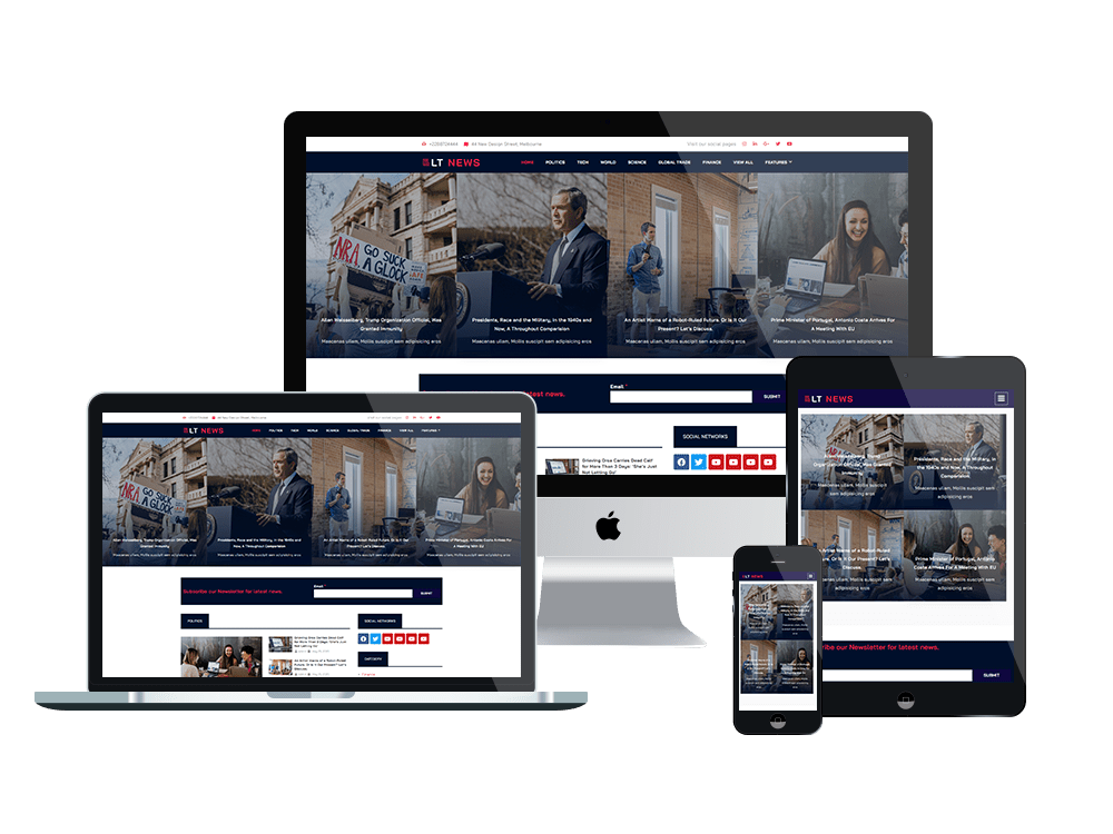 Lt News Responsive Joomla Template