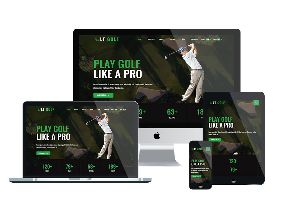 Lt Golf Responsive Design