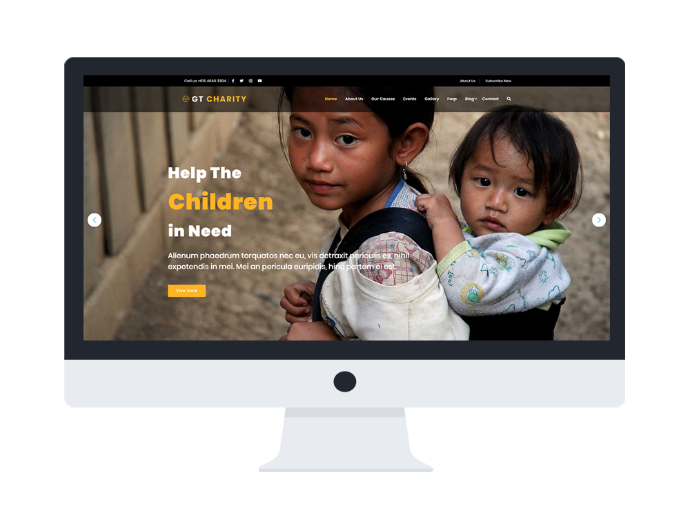 Gt Charity Wordpress Themes