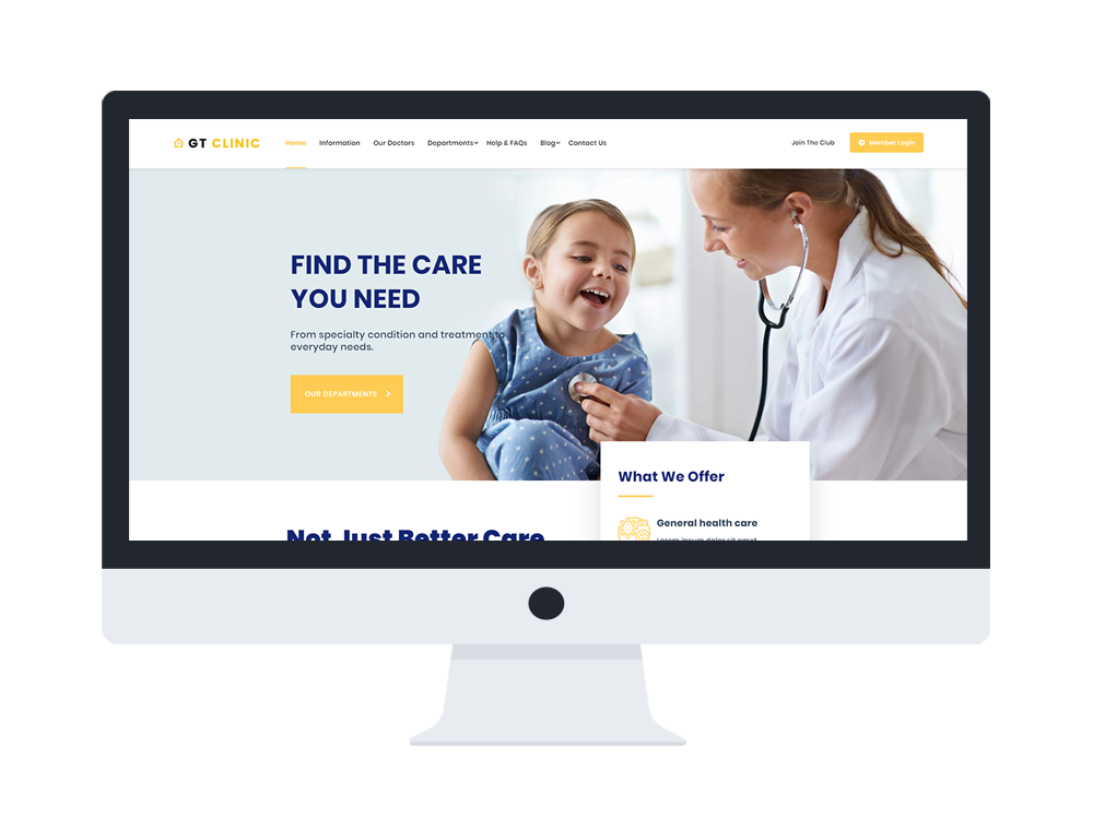 Gt Clinic Free Wordpress Themes