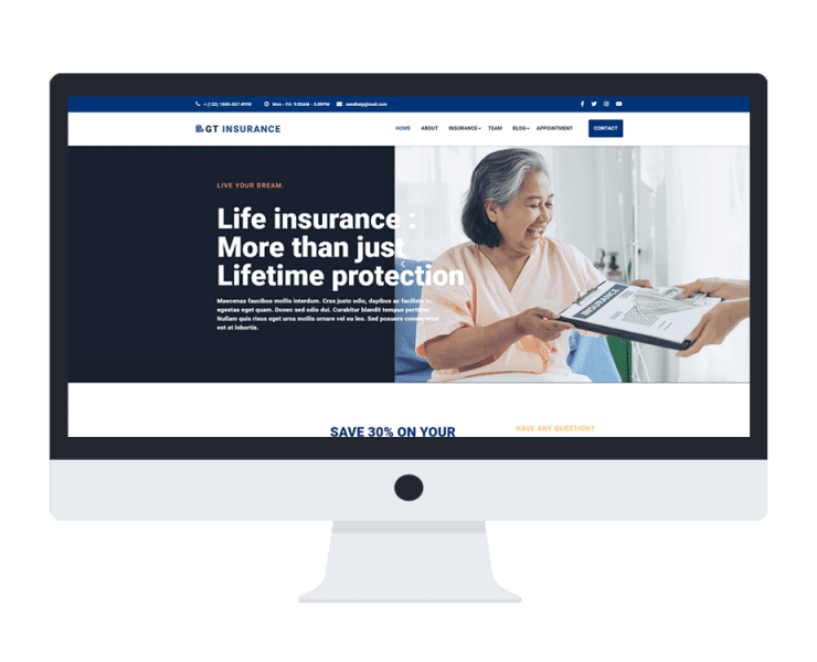 Gt Insurance Wordpress Themes