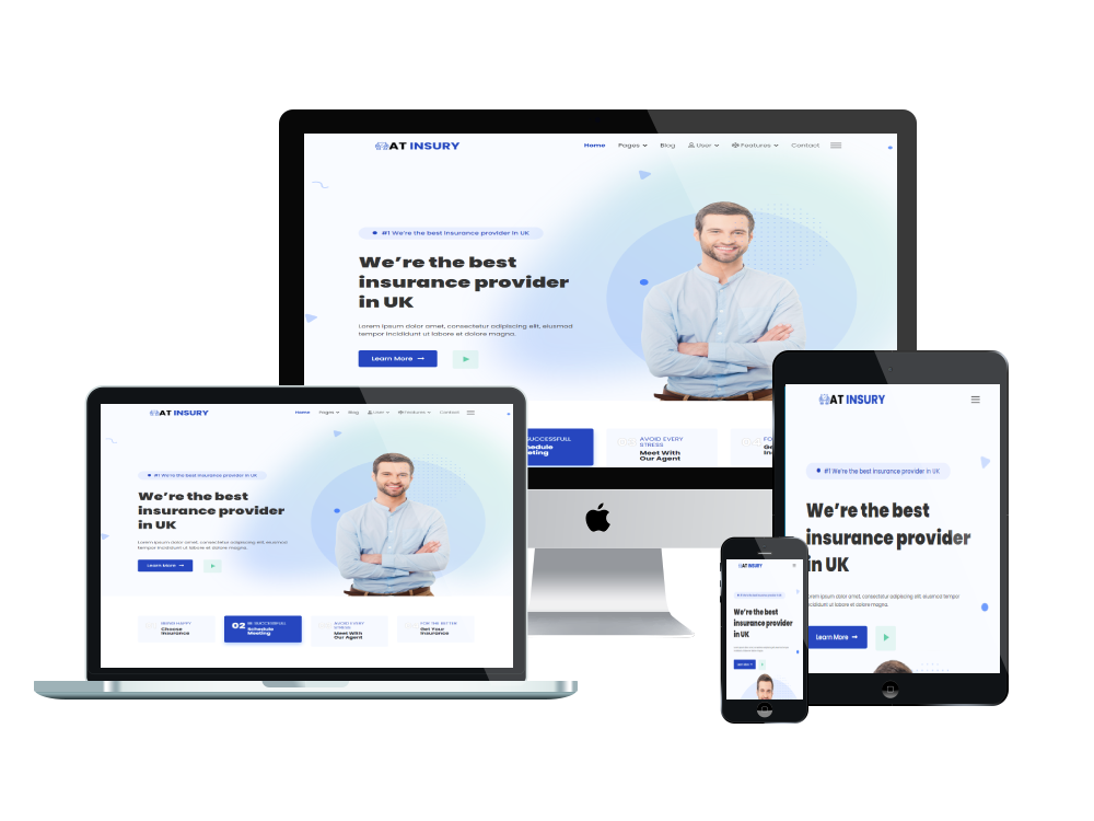 At Insury Responsive Mockup