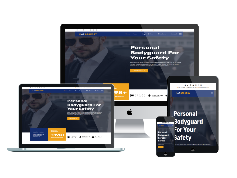 Security Services Wordpresss Theme