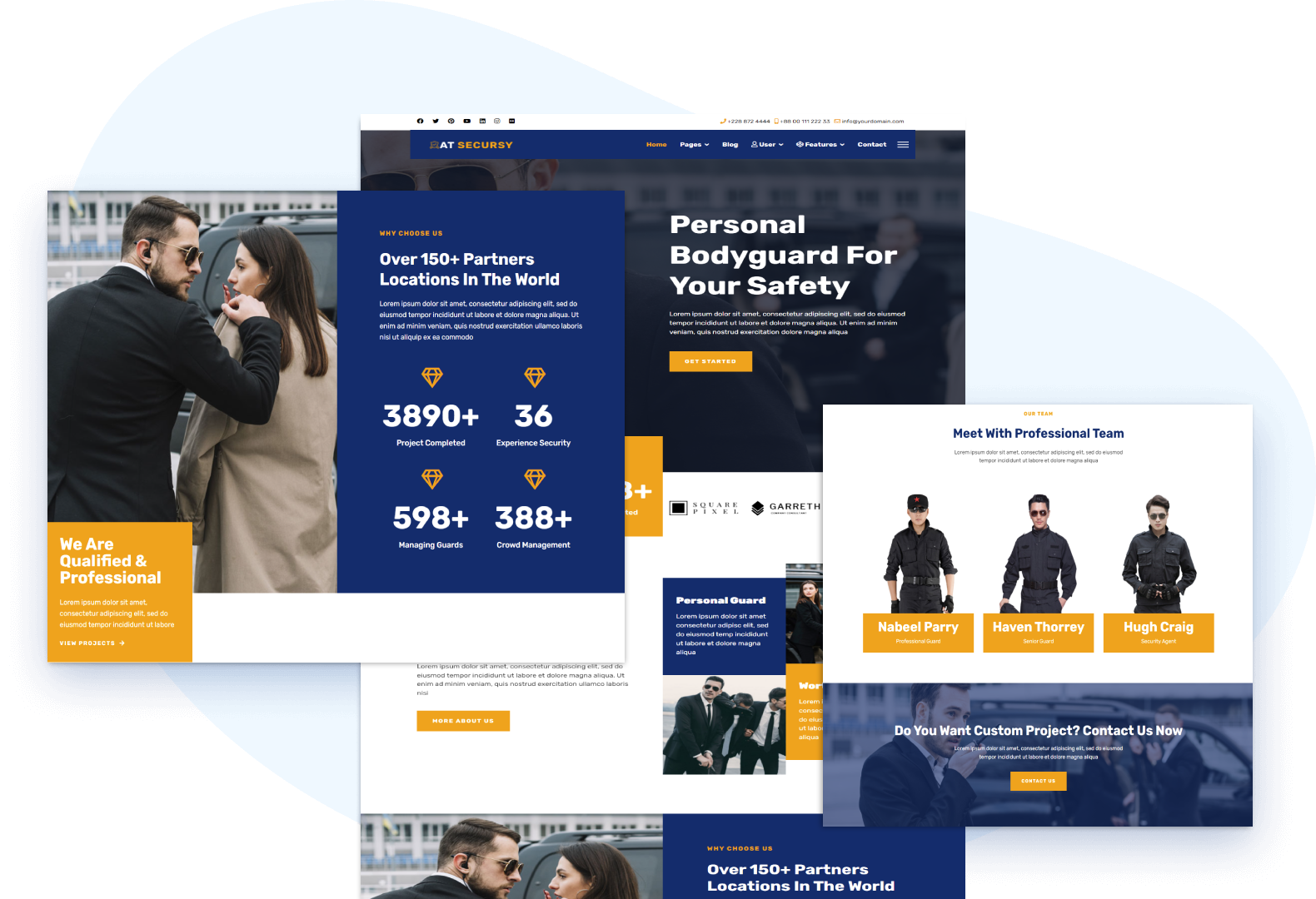 Security Services Wordpresss Theme