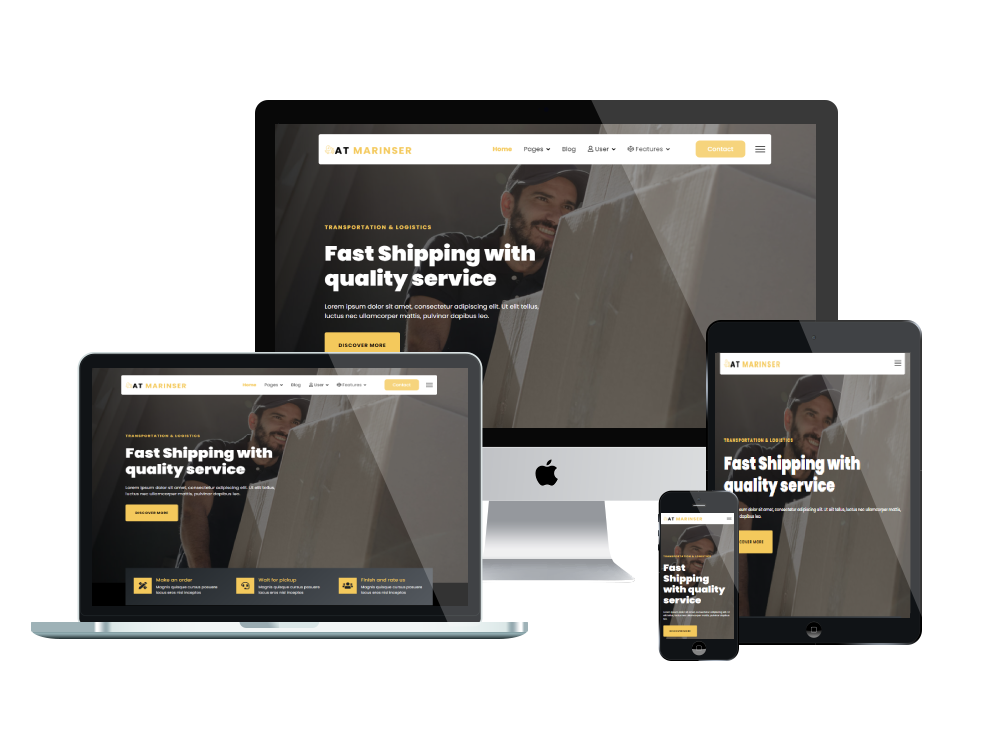 At Marinser Responsive Mockup