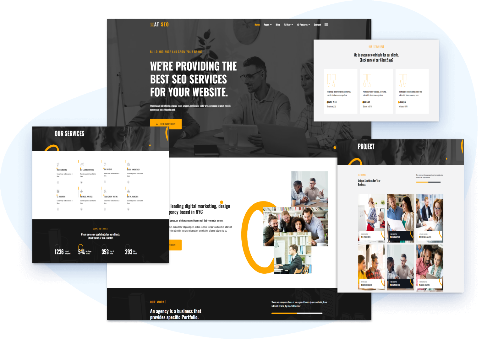 Marketing WordPress Theme