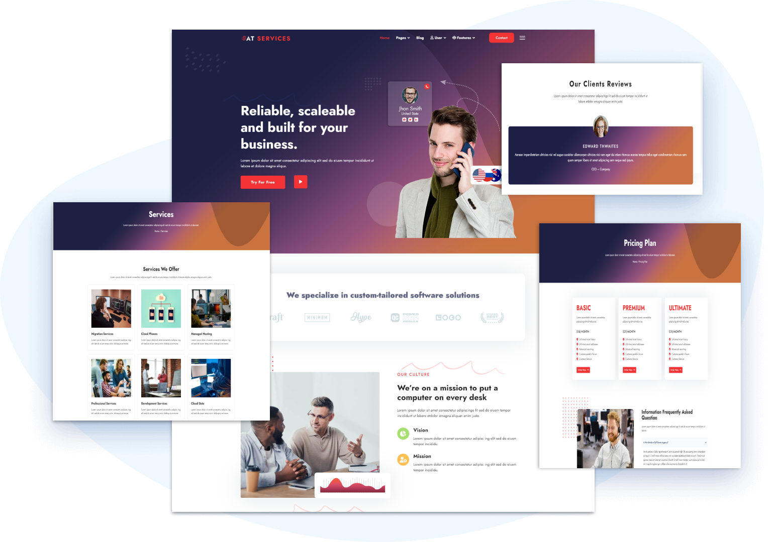 Marketing WordPress Theme