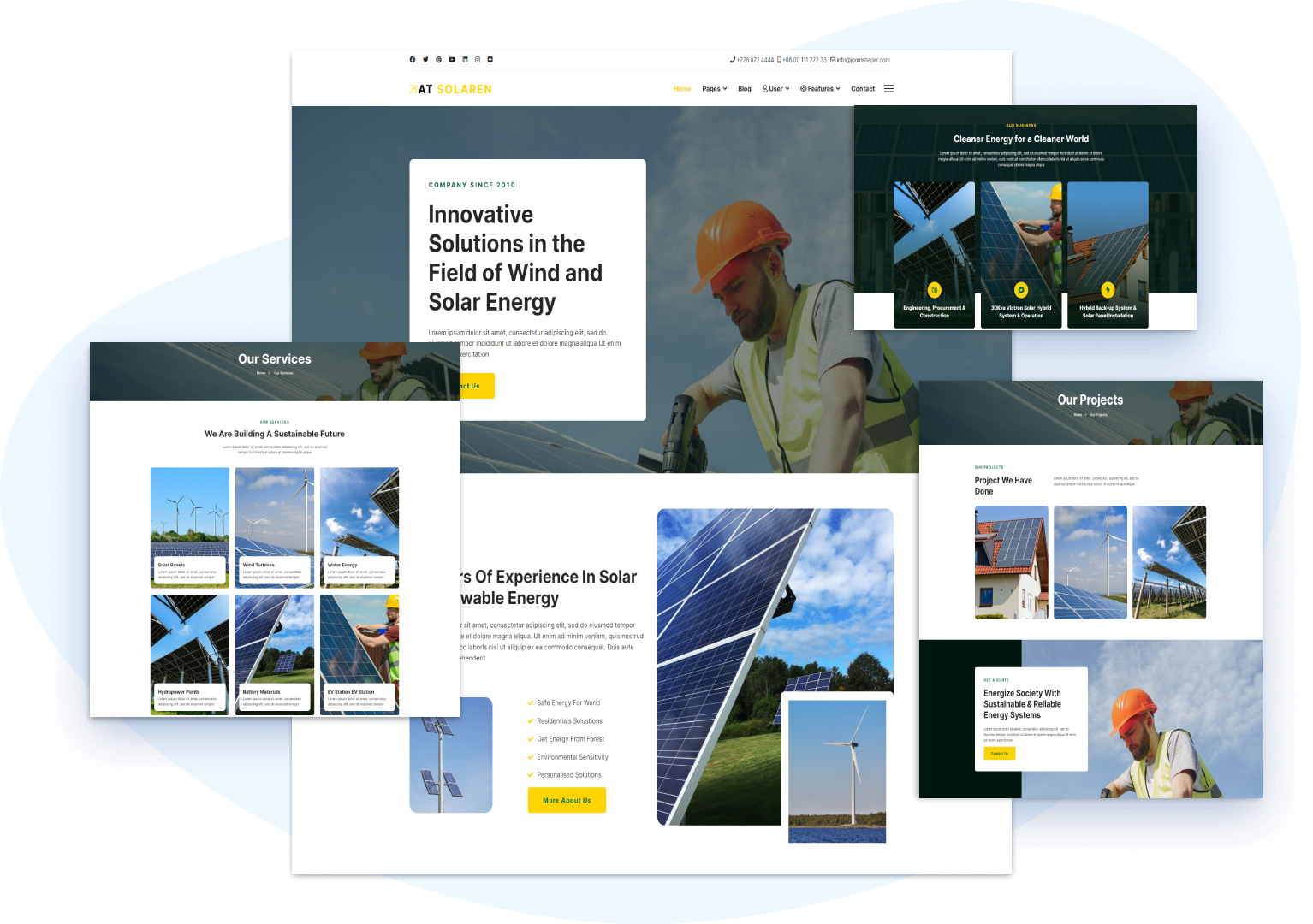 Solar Energy WordPress Theme