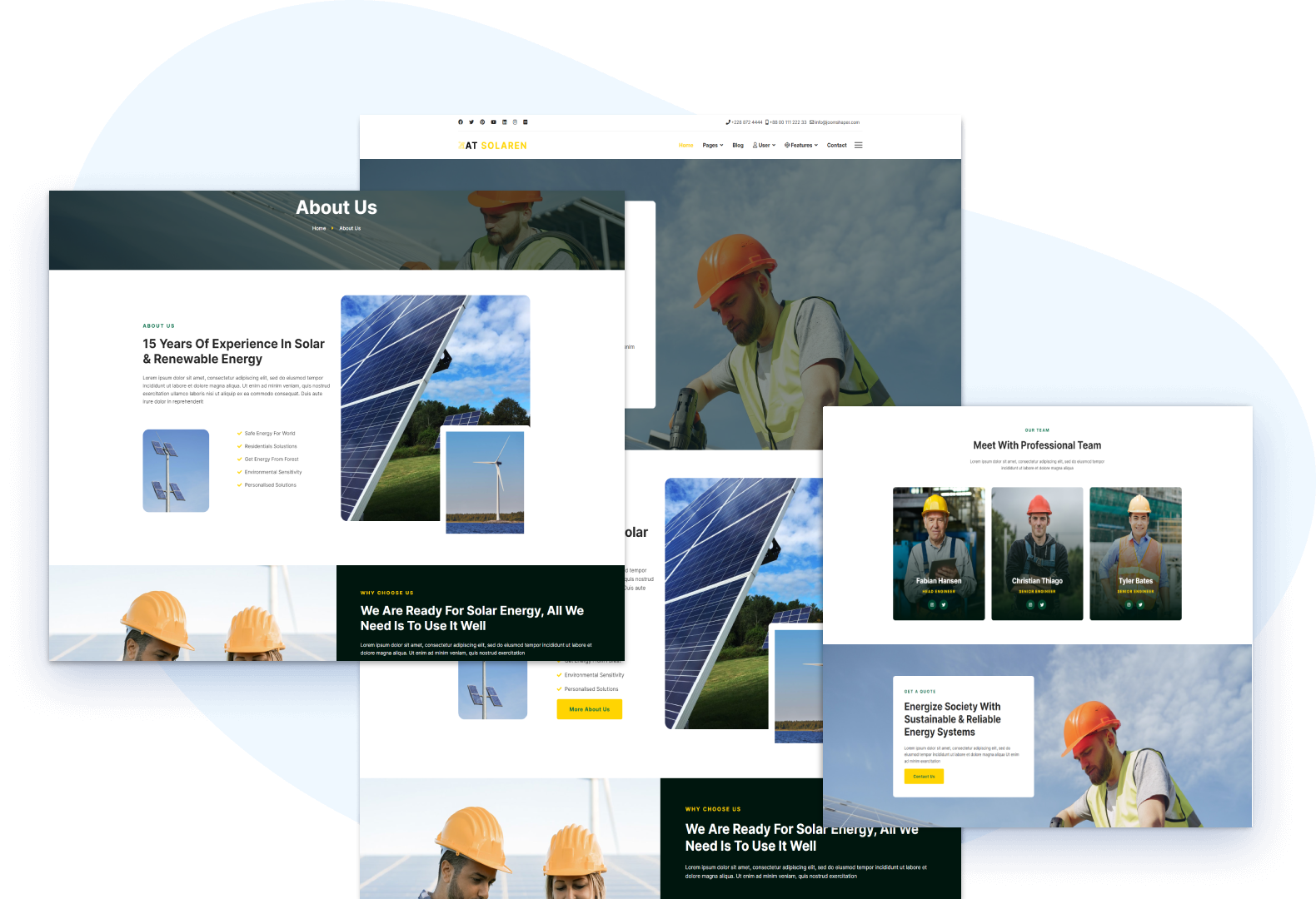 Solar Energy WordPress Theme