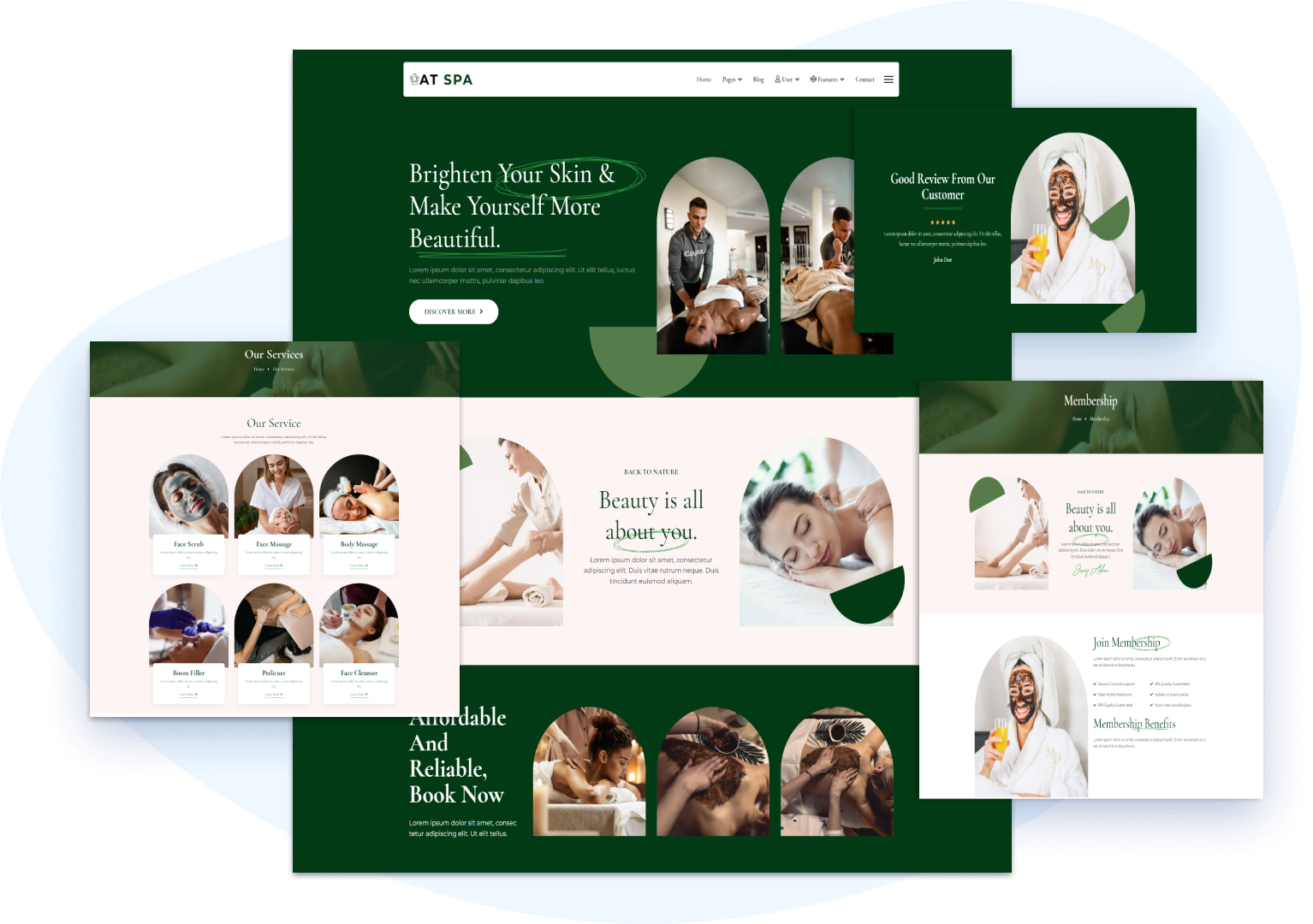 Beauty Sauna and Spa WordPress Theme