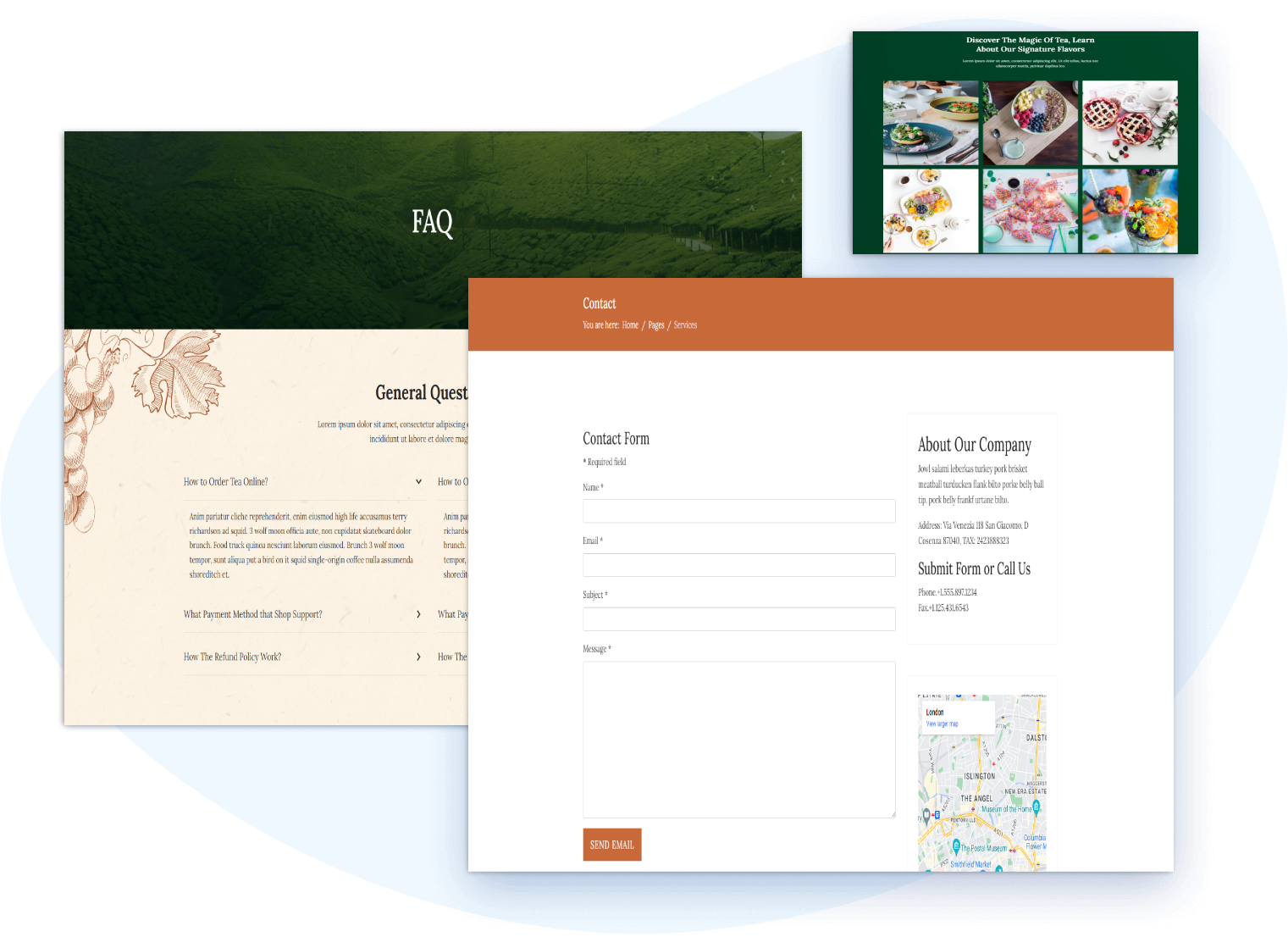 Food & Restaurant WordPress theme