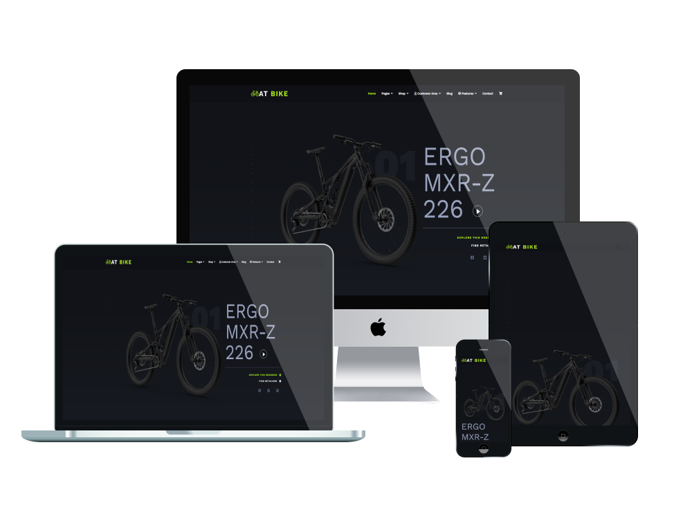 At Bike Responsive Mockup