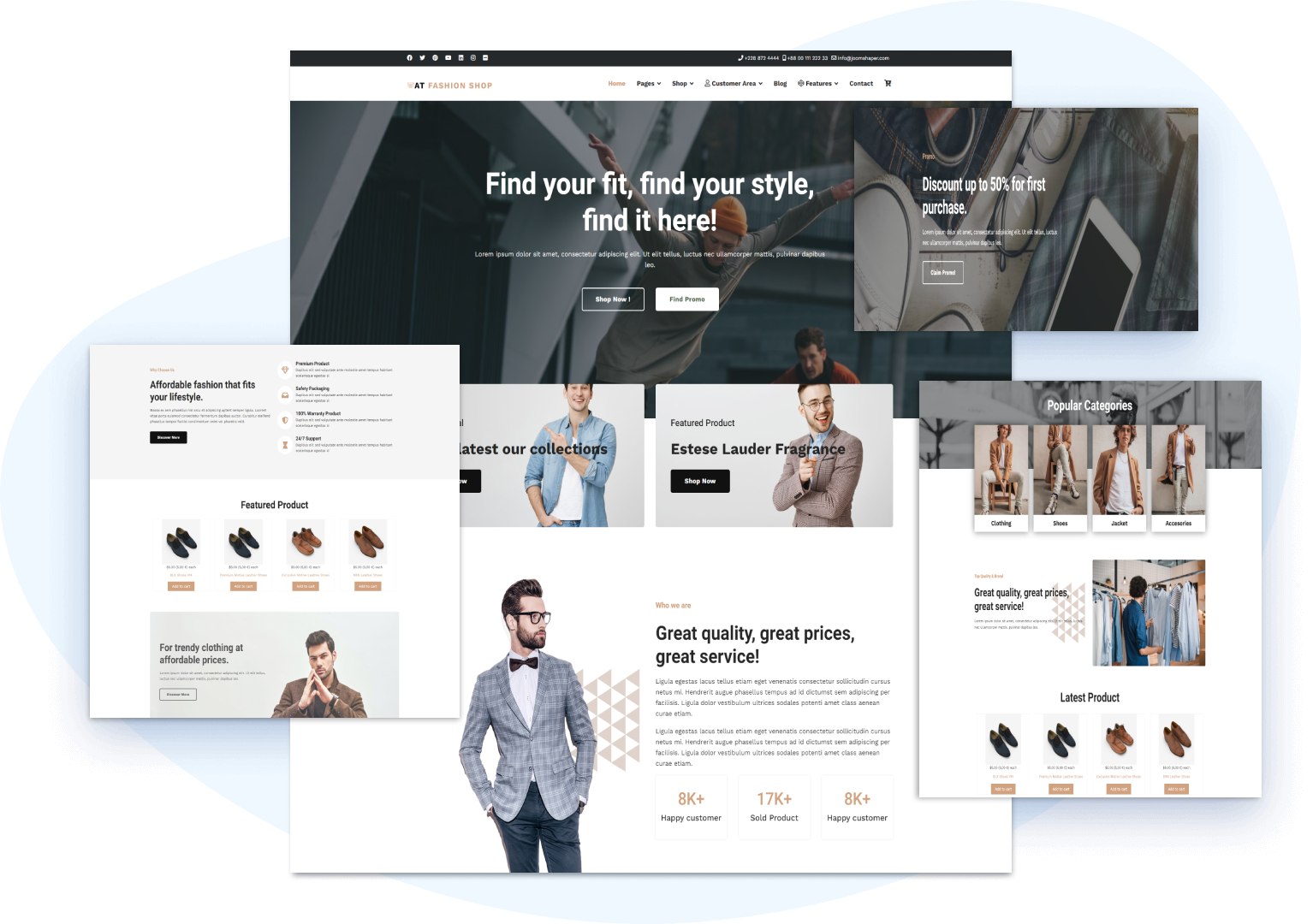 Free Joomla Template AT Fashion Shop