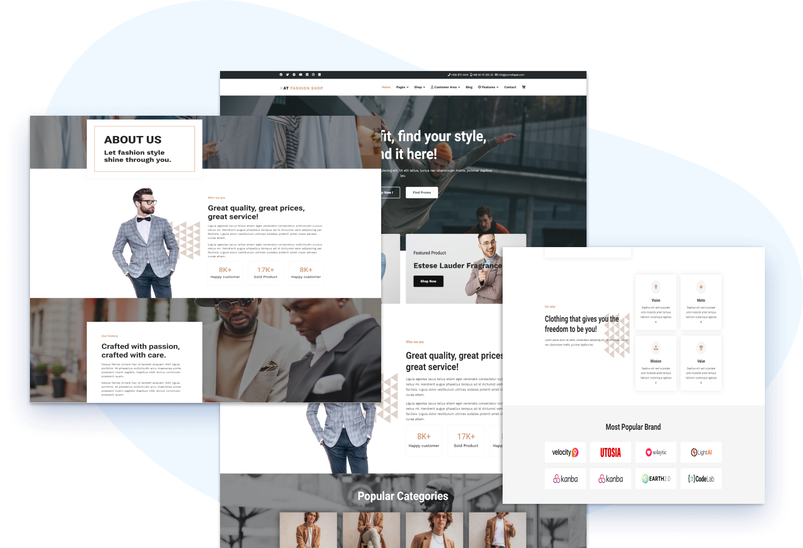 AT Fashion Shop – Free Fashion Store / Clothes Shop Joomla template ...