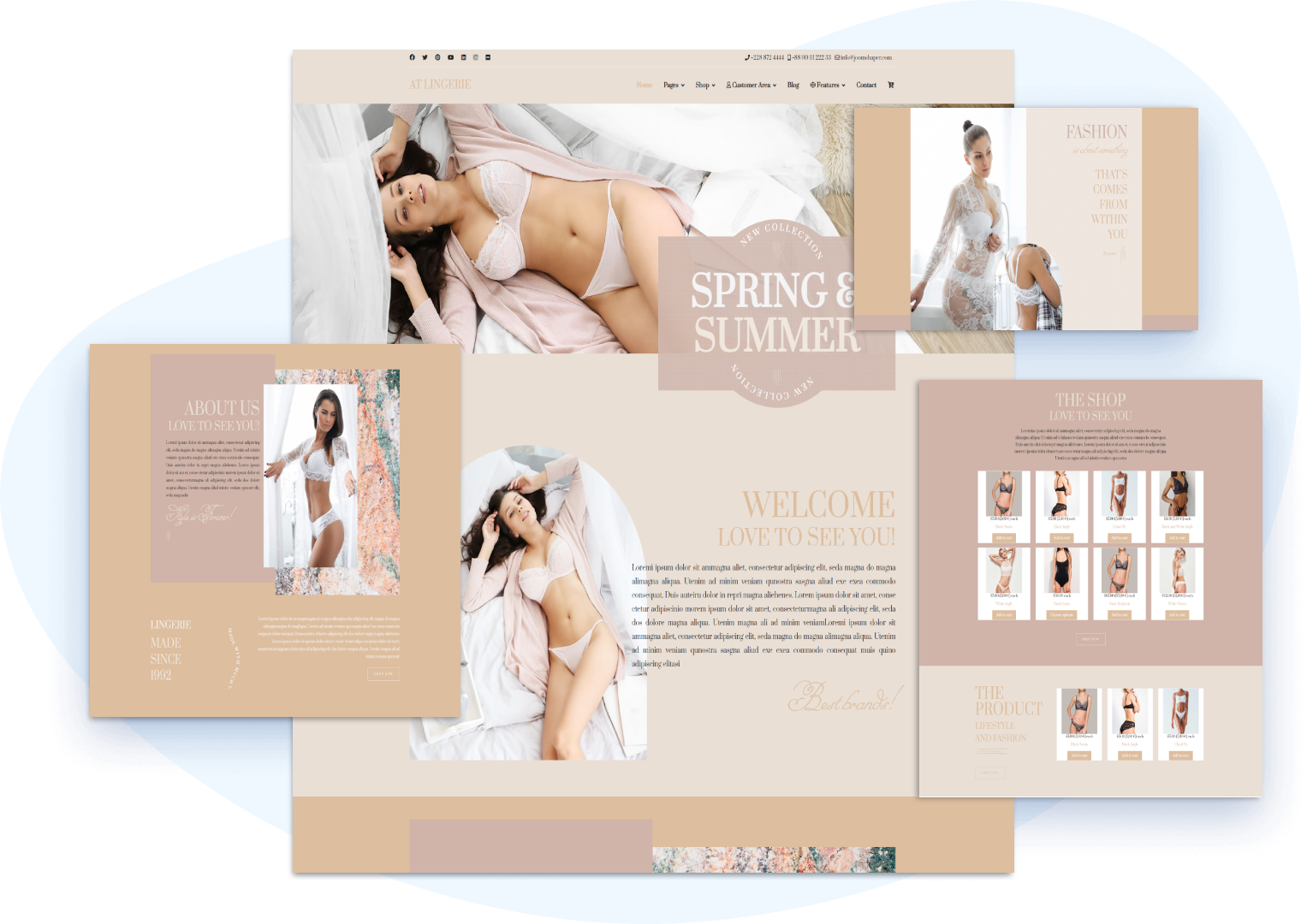 Lingerie Website Design