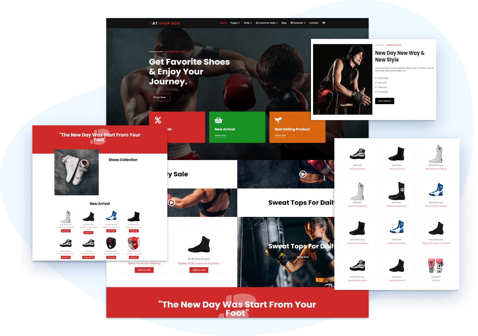 Boxing Shop WordPress Theme