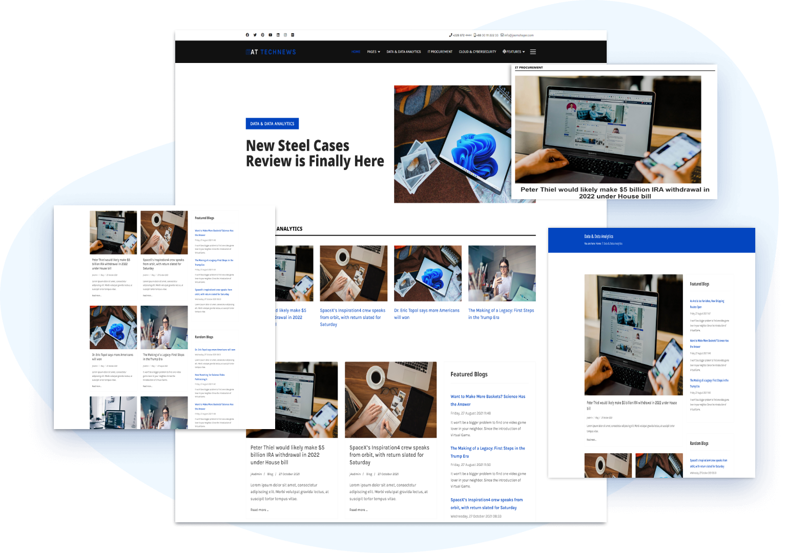 News & Magazine WordPress theme