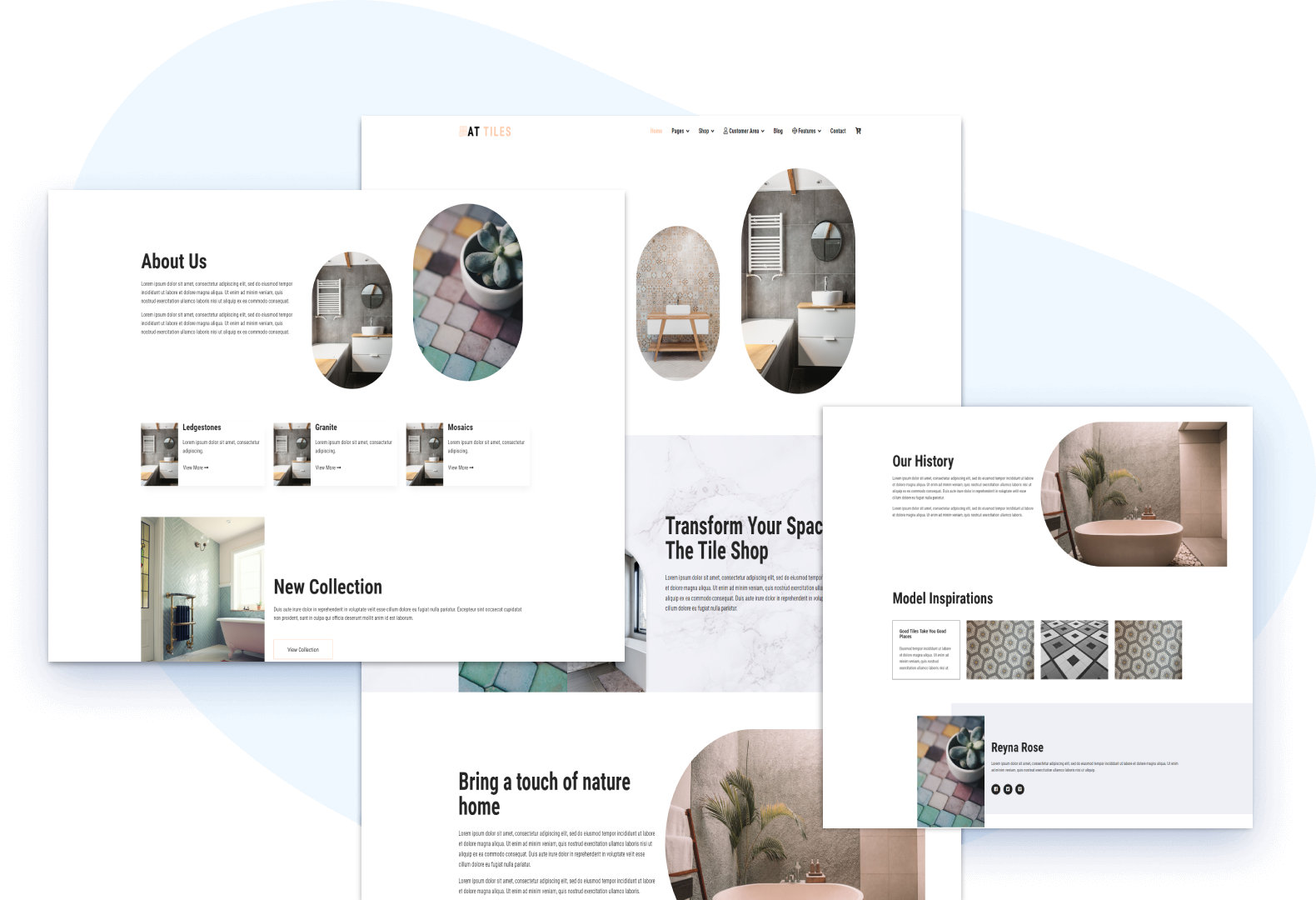 Ceramic Tiles WordPress Theme