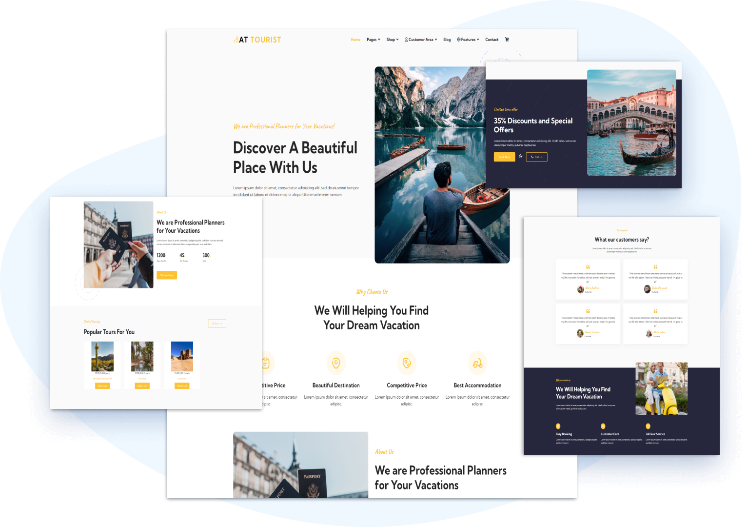 AT Tourist – Free Travel / Tourism Joomla Template - Age Themes