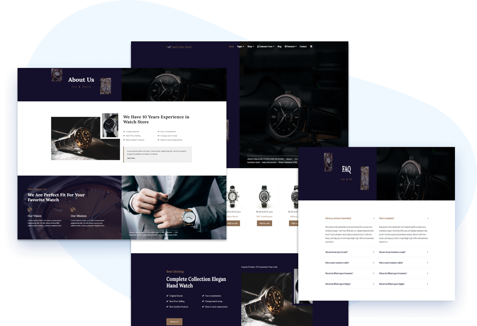 Watches Store WordPress Theme