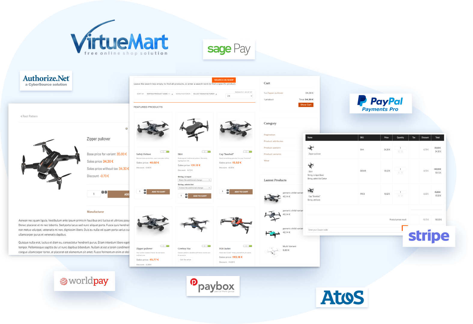 At Aerial Virtuemart Payment