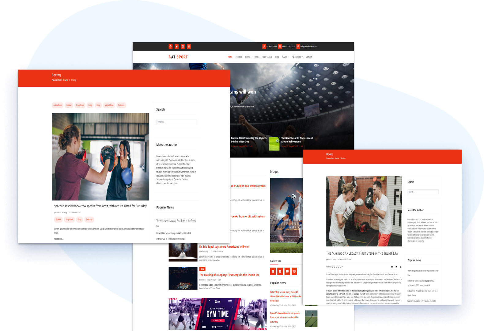 AT Sport - Responsive Sports News Joomla Template - Age Themes